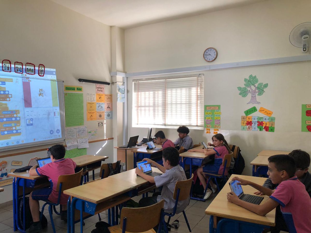 DawhaRobotics's tweet image. Understanding how using #sensing to control #variables was a rewarding challenge as our 6th graders were able to create their own game literally from @scratch

@makdawhaschool @soha_nj
#coding #robotics #STEAM