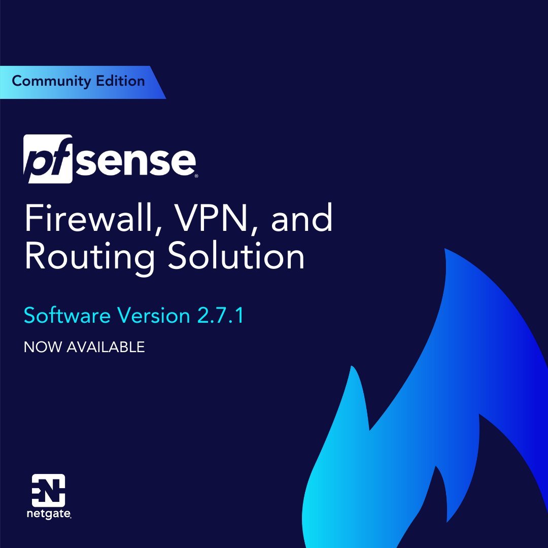 PfsenseSpain's tweet image. 🥳 ¡Noticias de #Netgate ‼️ #pfSenseCE la versión Community Edition 2.7.1 ya está disponible, con soporte actualizado #OpenSSL 3.0.12, #KeaDHCP , mejorado #SCTP y más. 🔥💻 ( netgate.com/blog/netgate-r… )