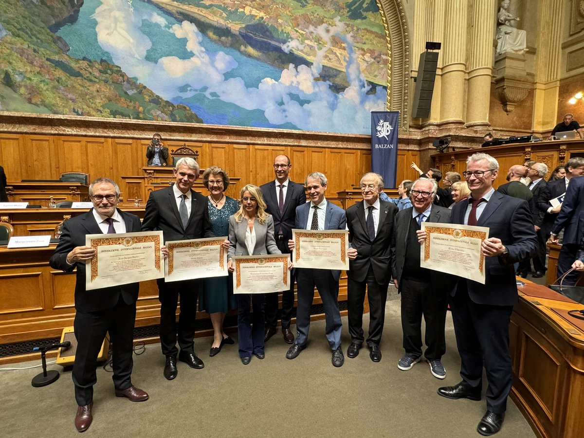 The 2023 Balzan Prizewinners. #BalzanPrize @Fondazione_Rava #EskeWillerslev @jjhublin @hfalcke @DavidDamrosch