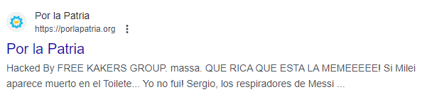 BetoMendeleiev_'s tweet photo. Hackearon la página oficial de Unión por la Patria

Después te dicen que van a hacer un peso digital con tecnología cuántica. Mamita. https://t.co/CbnAJdSNzm