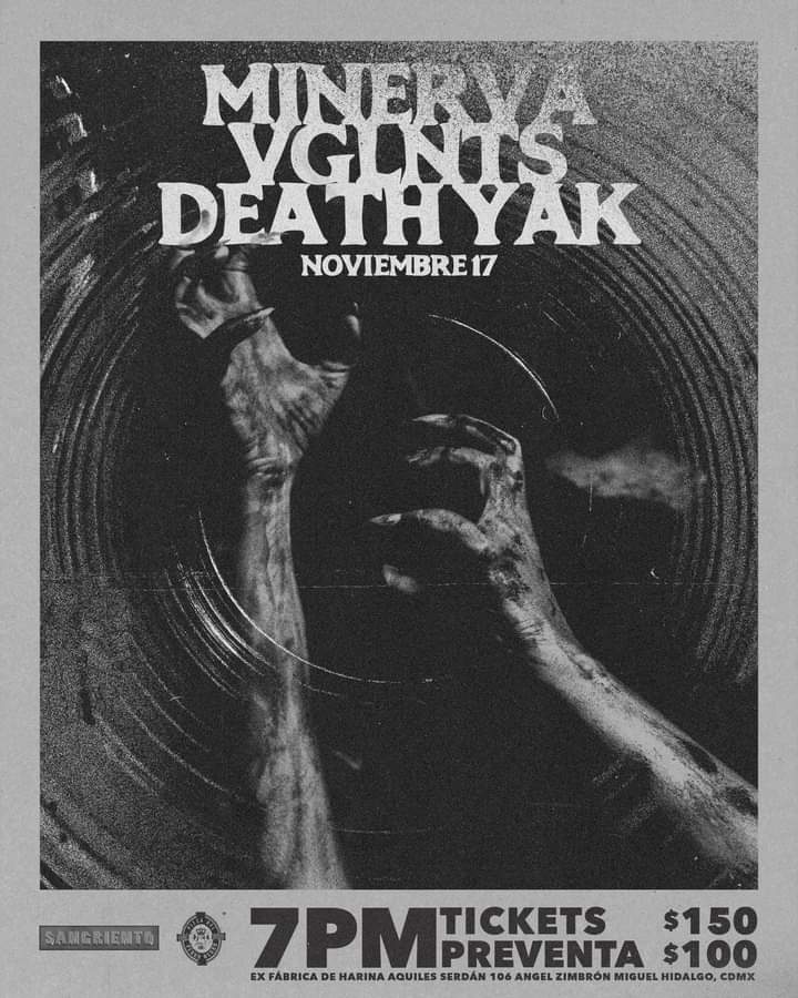 Estamos listos para el aterrizaje!!!!

Nos vemos hoy en #Sangriento para hacer retumbar a las #PizzasDelPerroNegro junto a <a href="/MinervaBandMX/">Minerva</a> y <a href="/vglnts/">VGLNTS</a> 

Boletos por <a href="/wegowmx/">Wegow México</a> en:
cutt.ly/bwT7VKJa

Lleguen temprano!!!
#DeathYak #Minerva #Vglnts #Rock #Live