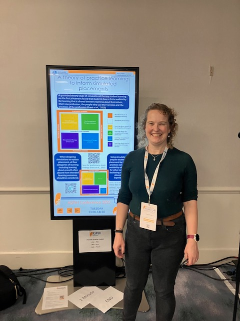 PGR_SAHC's tweet photo. Well done to @AHC_UW PGR student Terri Grant presenting her PhD research at the ASPiH -Association for Simulated practice in Healthcare conference last week- @TerriG20 you’re a presenting pro! https://t.co/iRiEzW15MO
