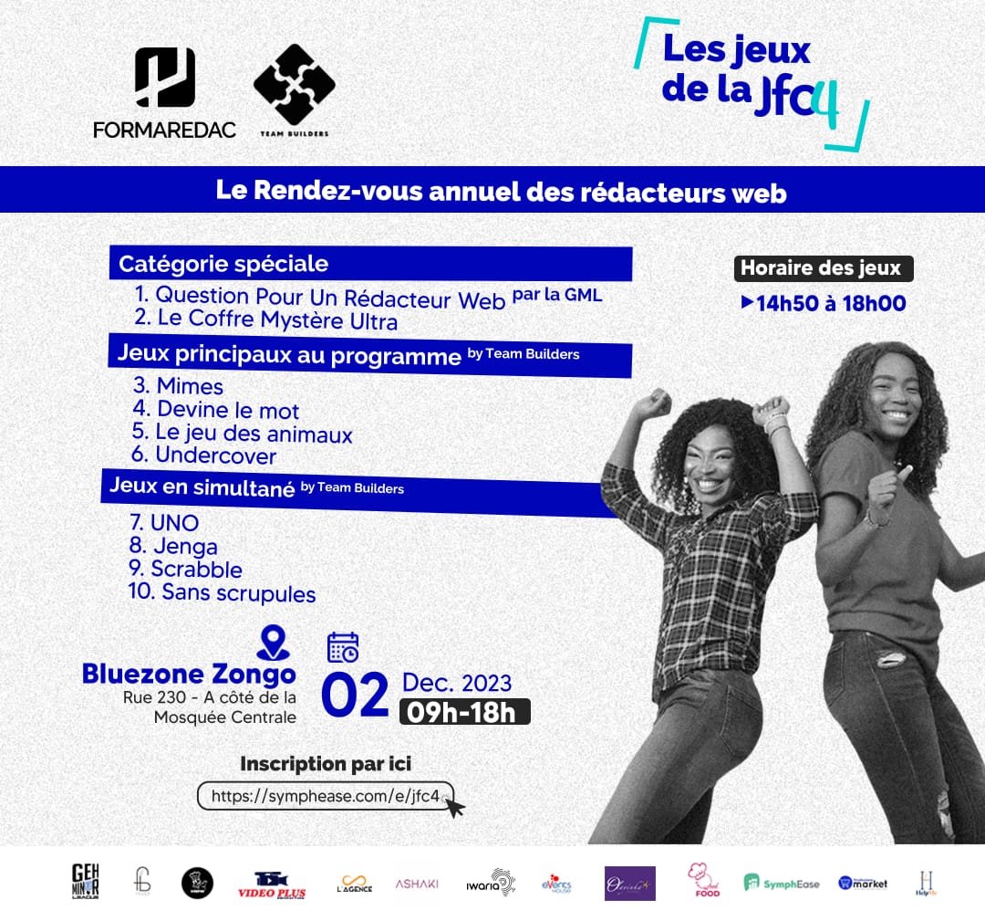 formaredac's tweet photo. Loin d'être un simple rassemblement de geeks, la JFC c'est aussi beaucoup de fun avec notre programme de jeux exceptionnels.
Ne ratez pas les nombreux cadeaux de nos partenaires ! 🎁✨
Prenez votre billet ici https://t.co/K8wsnoN1Ez
#rédacteursweb #seo #formaredaccommunity https://t.co/0JG14piuQM
