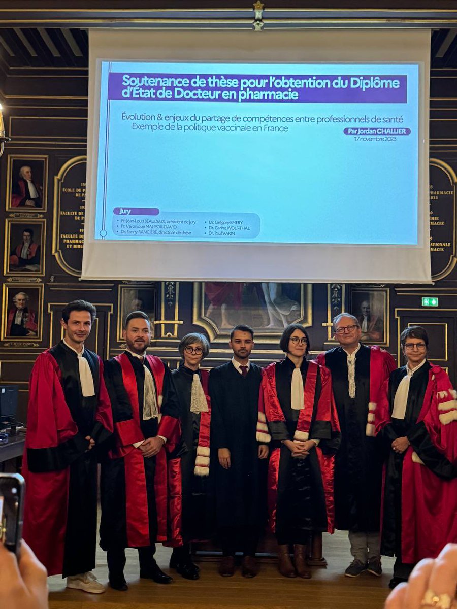 stephanie_rist's tweet photo. Félicitations à mon collaborateur @Jordan_challier pour sa thèse obtenue avec mention très bien et félicitations du jury.
Très fière de lui 👍 https://t.co/iKMyvwmGEB