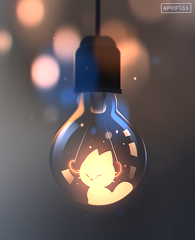 「light bulb solo」 illustration images(Latest)