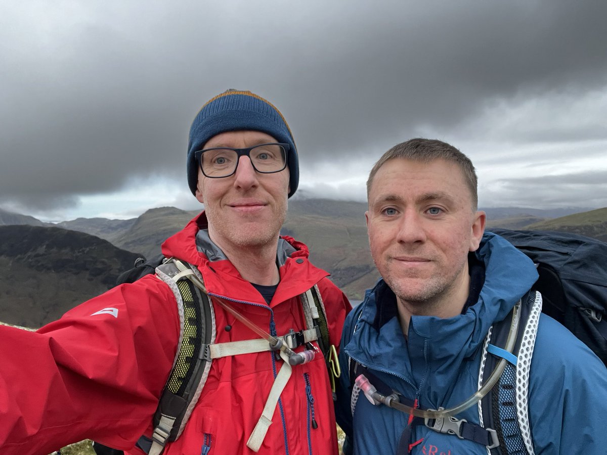 johnwilliams77's tweet photo. Arrived early yesterday for @OutdoorLads Wasdale Hostel, so we had a quick blast up Middle Fell to bag another Wainwright before the weather descended for the weekend. ⛰️🥾
#WainwrightBagging https://t.co/80gq0cKtcF