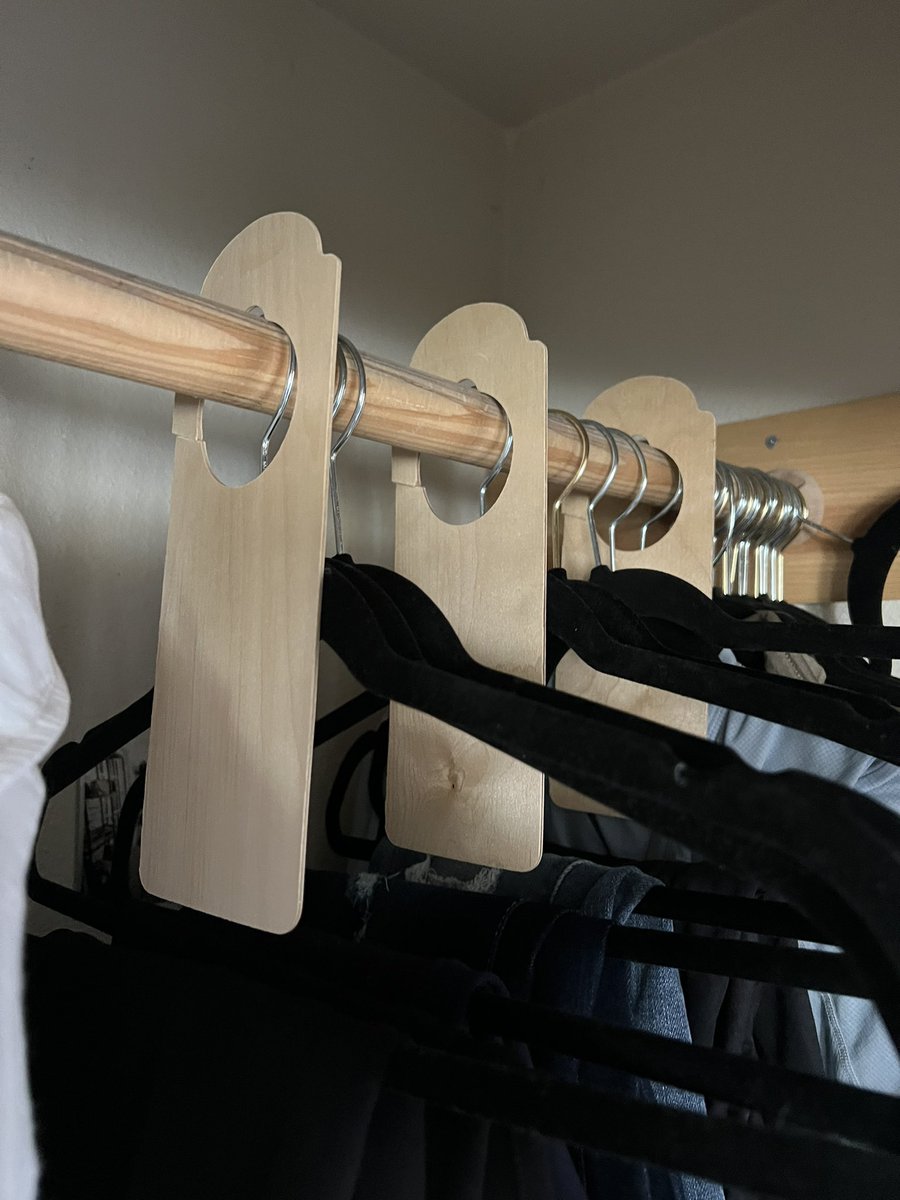 erinflorez01's tweet image. I’m pretty excited I found some cheap door hangers to make closet organizers. 🙌🏻🤓😊 If people wonder what I do with my time, it’s always weird stuff like this. 😂 #Uninterrupted #PeacefulADHD #MyFav  

I even stopped to reorganize my medicine cabinet in the middle of my closet…