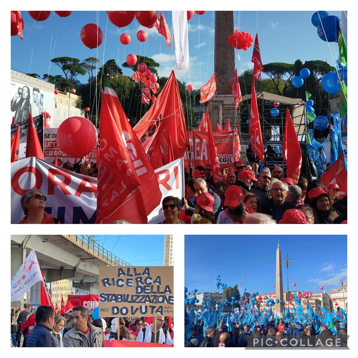 #17Novembre. Continua la lotta. Dopo il #presidio al #MUR i #precari aderiscono allo #sciopero indetto dai #sindacati contro la #leggedibilancio. Chiediamo #finanziamenti per l'assunzione e #stabilizzazione dei #lavoratori #precari. #bastaprecariatodistato #duespicciperlaricerca