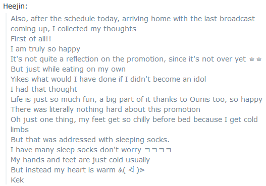 litell_johnn's tweet photo. Chat highlights: How fun life has been for Heejin (231118)

Text links:
https://t.co/GThmWHfTFD https://t.co/sPj6KECfyz
