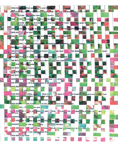 The newest issue of our journal features “Weaving Abstraction,” a suite of original paper weavings by artist Wendy Red Star (Apsáalooke) that were inspired by the art and words of abstract painter Joan Mitchell. For more: s.si.edu/AAAJRedStarArt…
 #SmithsonianNAHM #WendyRedStar