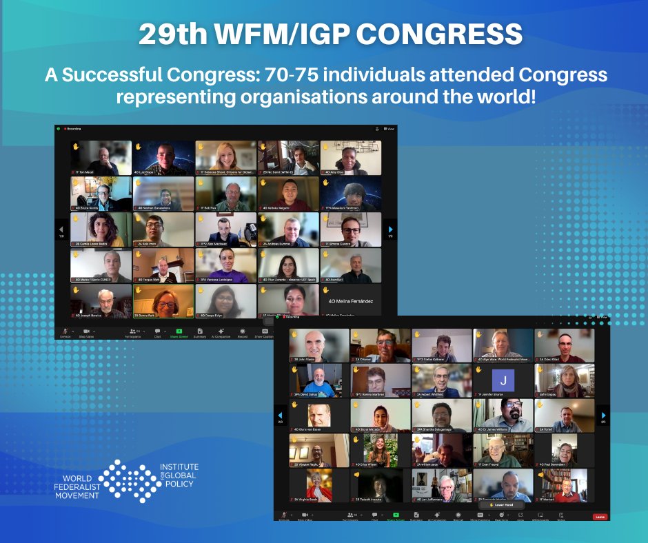 🕊️🌍🕊️🌍 The 29th Congress of the World Federalist Movement - Institute for Global Policy was a fabulous gathering of activists, academics, lawyers, and citizens of the world! #worldfederalist #worldpeace #worldjustice #ruleoflaw #worldgoverment #worldcitizen