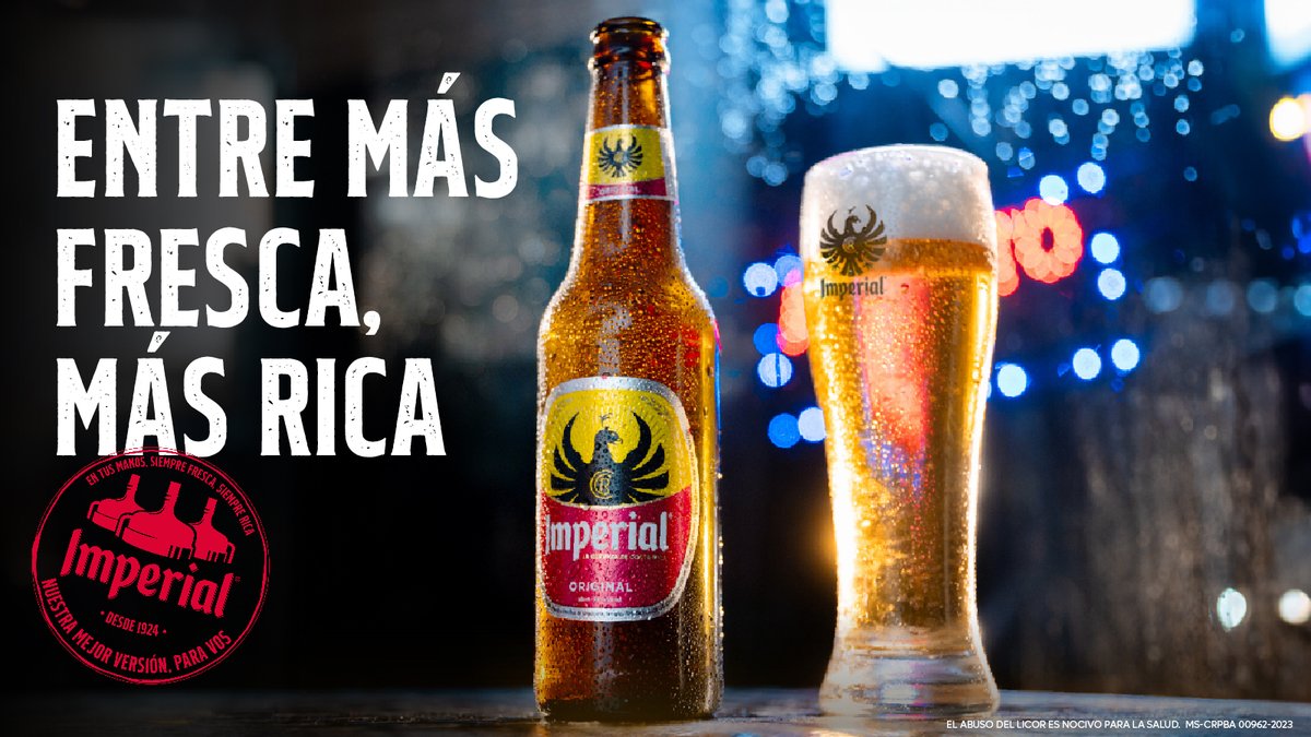 Tu mejor versión se merece nuestra mejor versión, por eso la Imperial siempre te llega fresca y deliciosa 😉