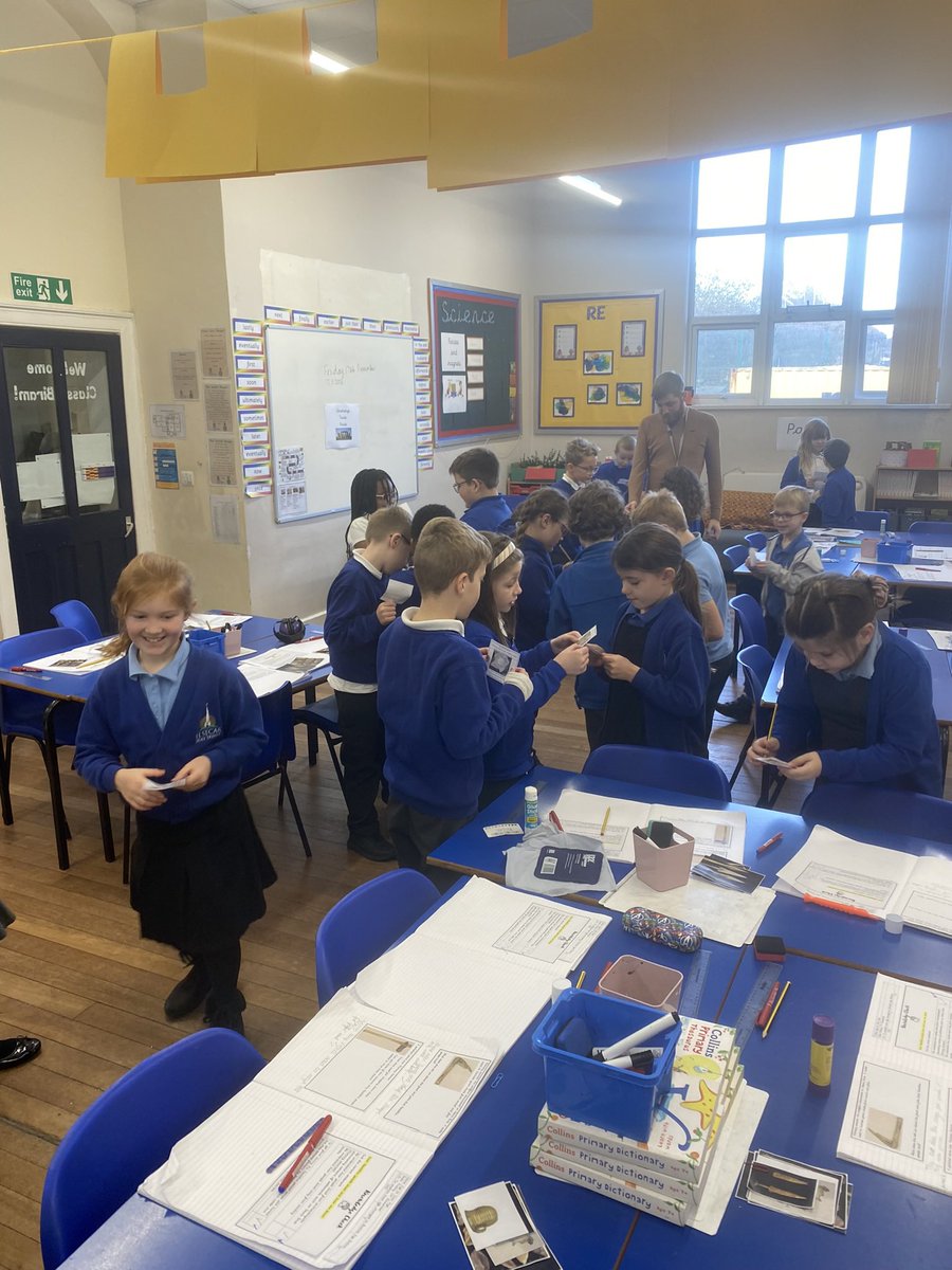 BiramClass's tweet photo. In history today we were traders from the Bronze Age. We all had a name, job and country we were from. We were trading our goods just like the people would have done during this time. We really enjoyed it! https://t.co/Rmk4le2Pi5