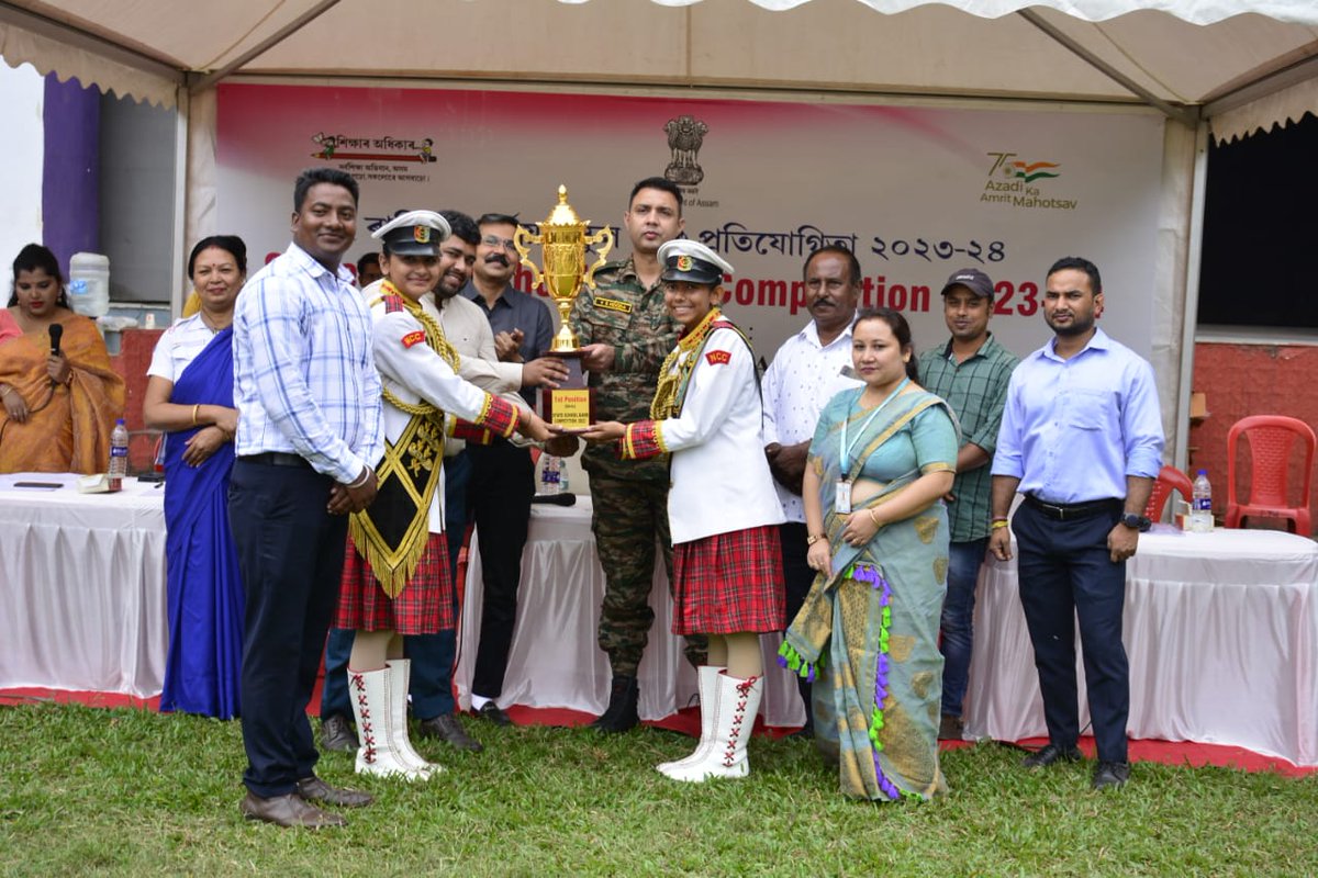 Samagra_Assam's tweet photo. #bandcompetition
Samagra Shiksha Assam organises State level Band Competition in Srimanta Sankardeva Kalakshetra today. More than 200 students comprising of 08 teams participated in the Competition.
Ministry of Education
CMO Assam
Himanta Biswa Sarma
Ranoj Pegu https://t.co/Em17gFdZ23