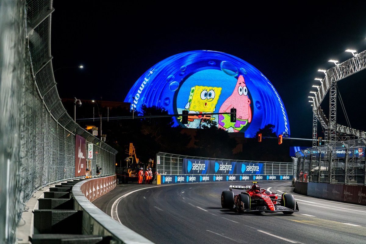 ScuderiaFerrari's tweet photo. When you see our #LasVegasGP livery on track:

#F1 https://t.co/i5RJn5CblV