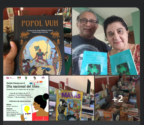 JkChable's tweet photo. - Llegó la librería ambulante de J. Rincón (al lado del modulo del INE).
- Se #reimprime “#EnBuscaDeMariaUicab” de Georgina Rosado Rosado y @carloschable2 
- Tendremos Tertulia literaria en #FelipeCarrilloPuerto #ZonaMaya #QuintanaRoo. HOY 18:30 No faltes!!! https://t.co/T9P1rXWLfD