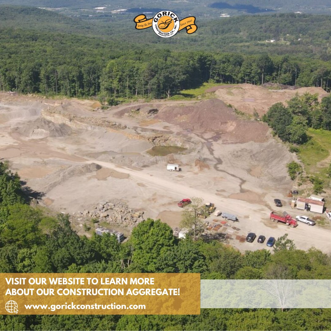 gorick_const's tweet photo. Check out our Trim St. Quarry, where we manufacture construction aggregates essential for subbases of roads, preparing building foundations, constructing landfills, levees, and bridges. https://t.co/qEM4xylyML