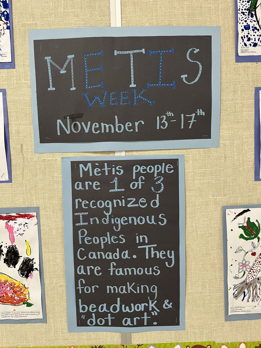 HChild_CCSD's tweet photo. Beautiful dot art from grade 1 Morrison for Métis Week. ♥️ https://t.co/VVkvsWWcL9
