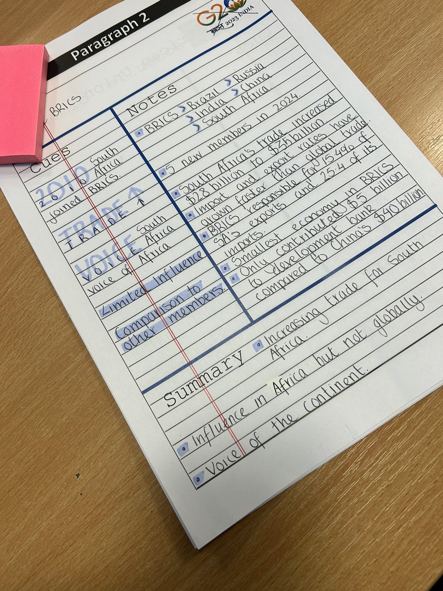 Using the Cornell Method in Higher Modern Studies this week to revise for our upcoming prelim! <a href="/AuchmutyHS/">Auchmuty High School</a> <a href="/MrKellyPTC/">AHS Social Subjects and RMPS</a> <a href="/MrCarstairs_/">Mr Carstairs</a>