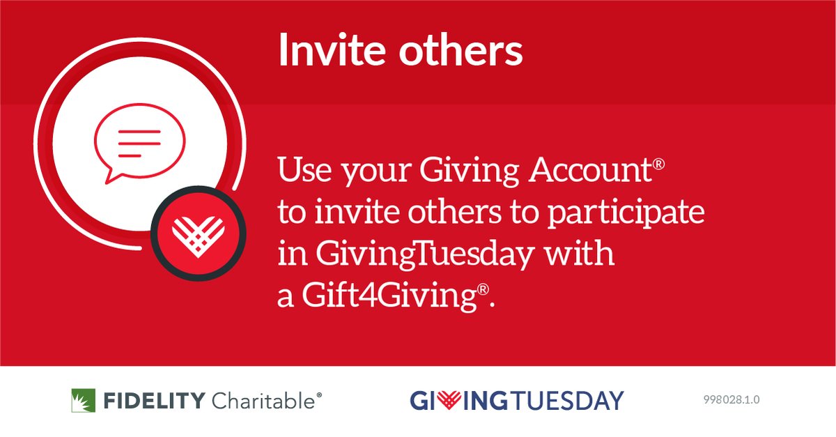 FidelityChrtbl's tweet photo. PS: Don’t forget #GivingTuesday is quickly approaching! If you haven’t thought about it yet, here are some tips on maximizing your impact. #CharitableChat https://t.co/5Mt7wL7uug