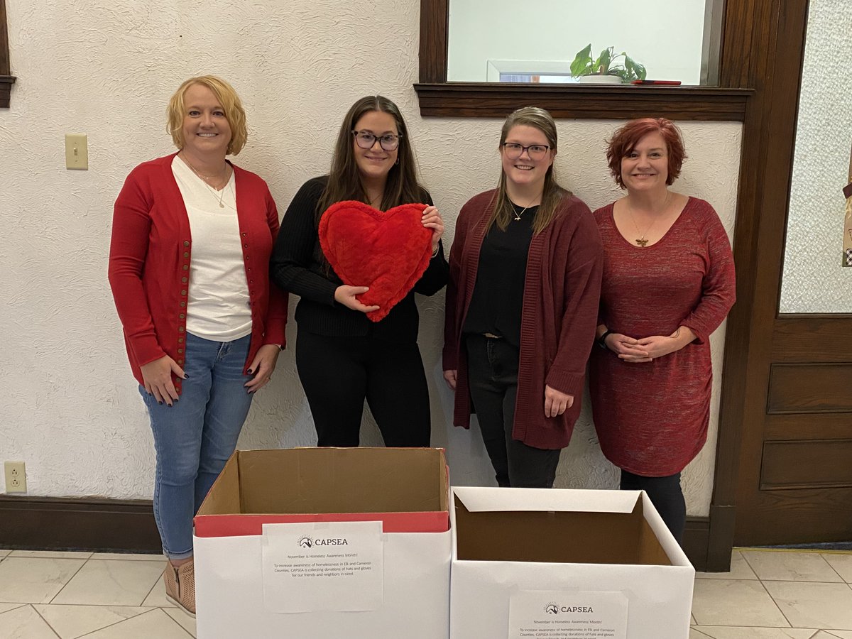 CAPSEAInc's tweet photo. 🔴 Today is Red Shirt Day during Homelessness Awareness Week! Join us in raising awareness for children, youth, and families experiencing homelessness. Support by donating gently used winter hats and gloves until mid-December. Drop off items at 9 South Mill St. https://t.co/1tNRs0FUqB