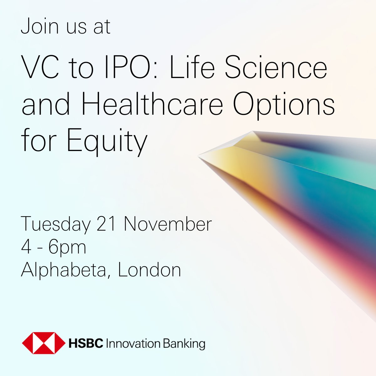 Join us at our London office on Tuesday 21 November as we bring together #LifeScience & #Healthcare businesses, VCs and market analysts for key conversations and networking. Register to attend here: grp.hsbc/6012u0ax6