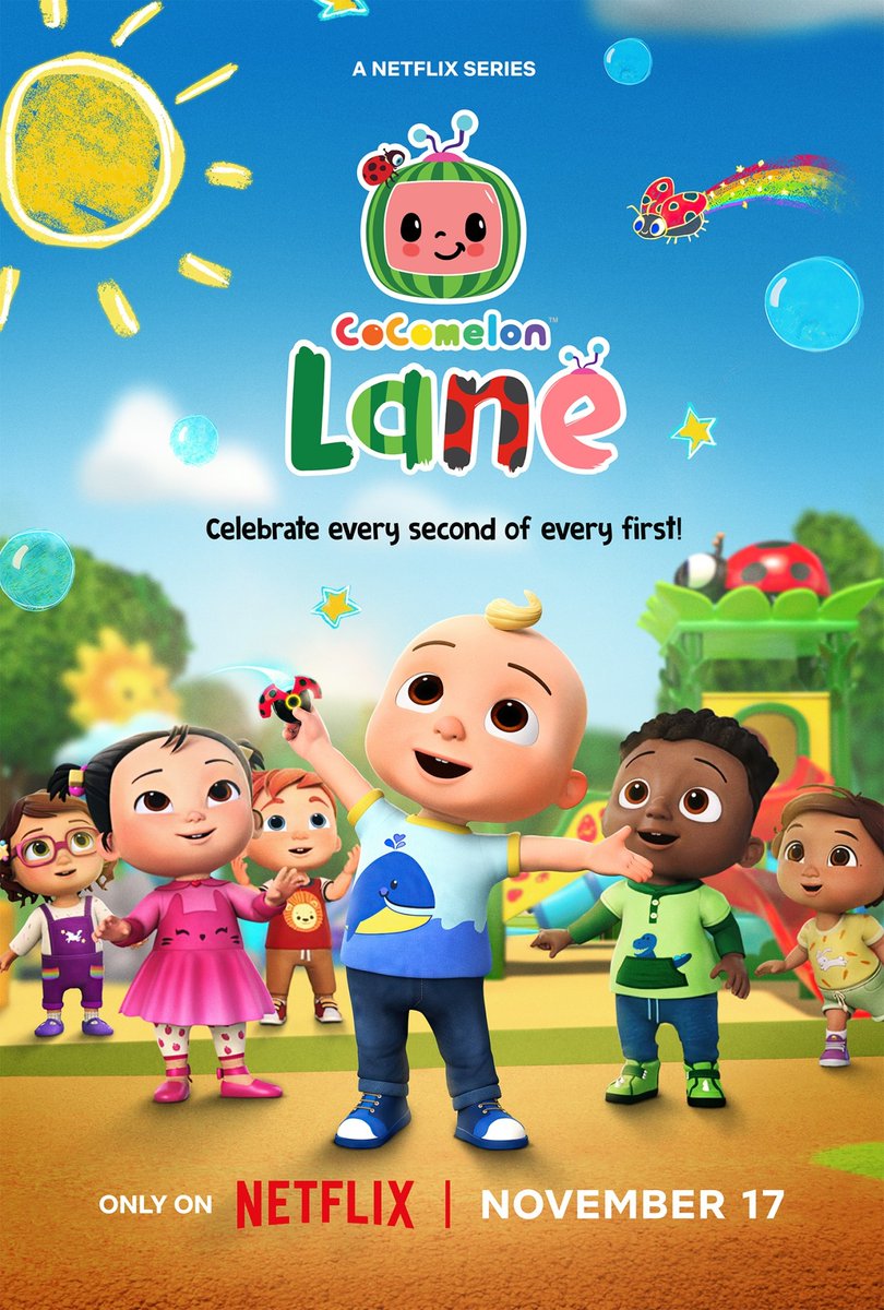 "CoComelon Lane," created by two of my favorite people <a href="/guy2bs/">Guy Toubes</a> and <a href="/BrandonViolette/">Brandon Violette</a> just debuted on @Netflix. It's filled with heart and wonderful social emotional learning moments for preschoolers. Check it out now... or when your kids get home from school. 🙂