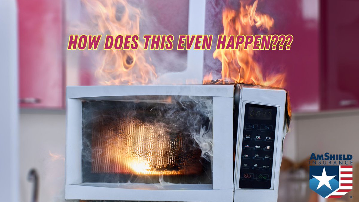 AmShield_Ins's tweet photo. There are a number of things that can catch on fire in the microwave, like>>>https://t.co/E3PgXa6KWD #AmShieldInsurance https://t.co/AJkhLTSwq1