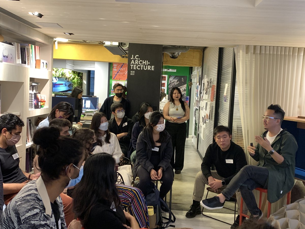 MinervaUni's tweet photo. Earlier this year, students in #Taipei visited JC. Architecture &amp; Design's HQ, where they learned from the founder &amp; his team about their acclaimed design philosophy and past projects. The exchange of ideas continued as students shared their current design projects. #Design https://t.co/OzDktOk2ZU