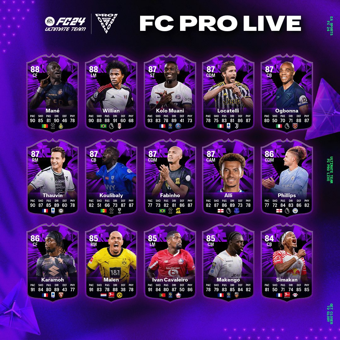 Sparkcoins3's tweet photo. 🚨— رسممممممممممميا دفعة FC PRO LIVE توفرت في الباكات الآن✅ https://t.co/TDYGgE8Dph