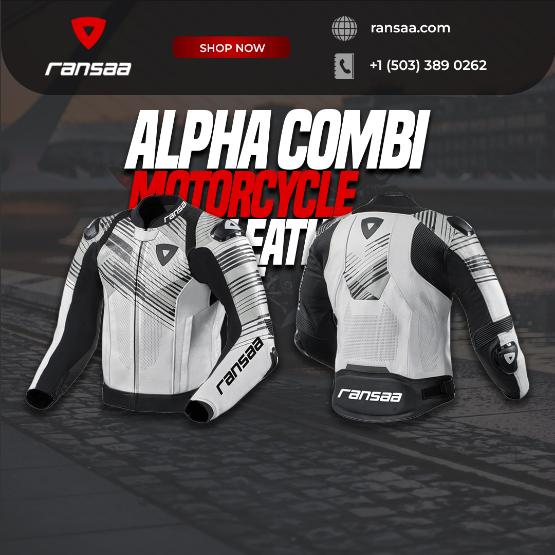 ransaa_official's tweet photo. Dive into the race with the Alpha Combi Moto #RaceLeatherJacket – where style meets speed. Unleash the rider in you with precision, protection, and unparalleled performance.
Shop Now:
https://t.co/k8NBYROzNC
#motorcyclejacket #motorcycleclothing #racegear #raceready #MotoRace https://t.co/wl7uLOog6A