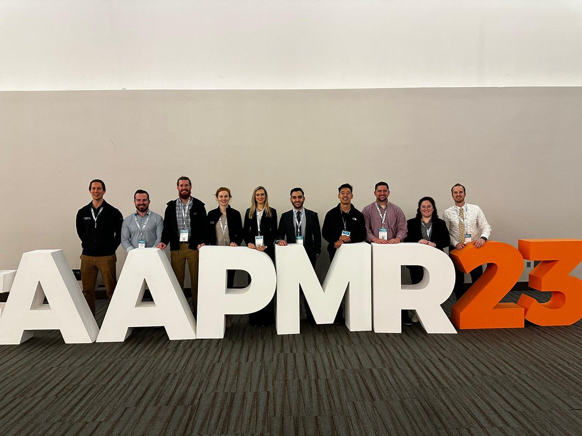 MetroHealthPMR's tweet photo. Our residents are having a blast at #AAPMR23! @CLE_PMR https://t.co/83FuBGAHLD