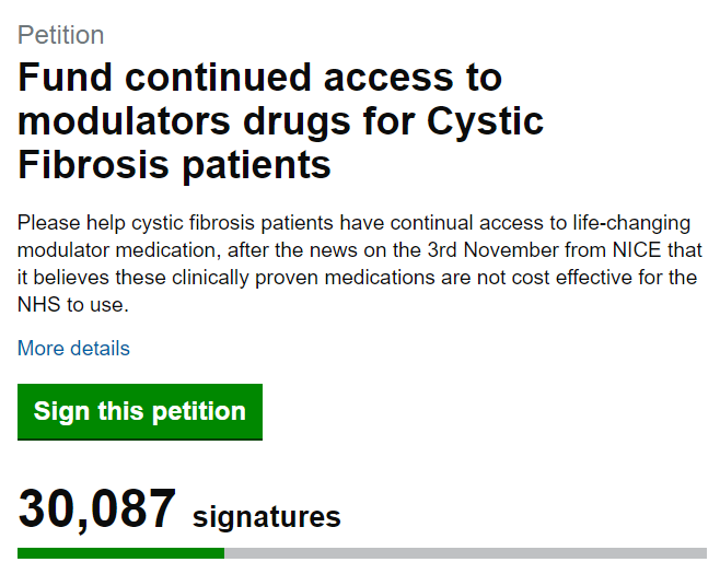 strawfie's tweet photo. Fund continued access to modulators drugs for Cystic Fibrosis patients

Please sign and share⬇️
https://t.co/nap906y6hg

For future generations to benefit from modulators

#cysticfibrosis #friyay #health #FridayMotivation https://t.co/j5IsOzJ0TA