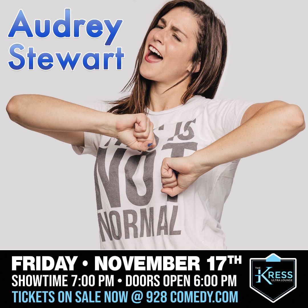 Tonight!!! @audreystewisart headlines <a href="/thekressyuma/">The Kress</a> We are in for a 🔥 show with #GabbyLamb featuring! Tickets 🎟️ available at 928comedy.com 

#Yuma #YumaAZ #ThingsToDoInYuma