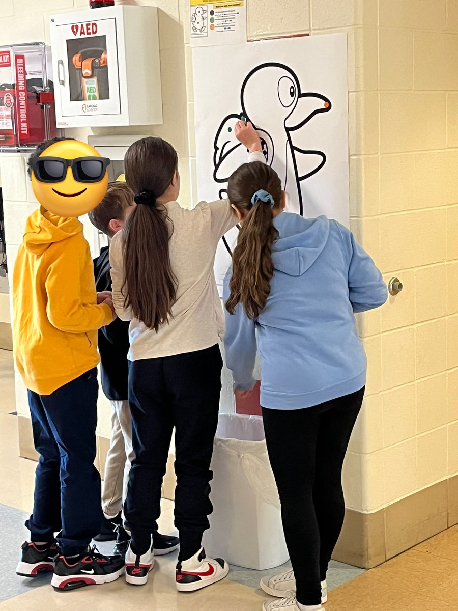 Kindergarten, 4th and 5th grade are off to the races with “Filling their Jiji”! Each grade level has a giant Jiji poster where they will track their journey % by placing stickers to represent different milestones on their journey! @STMath #STMathLetourneau @frps_Letourneau