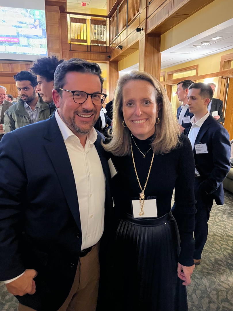 CRCrealty's tweet photo. David Donato (Chief Operating Officer) and Rachel Lee (Leasing Manager, Commercial) attended the @Dartmouth Tuck Real Estate Conference. Special thanks to the organizers, Robert Leet and Michael Schwarze. It was great to see some familiar faces as well. #BeCRC https://t.co/ElM0I08vR3