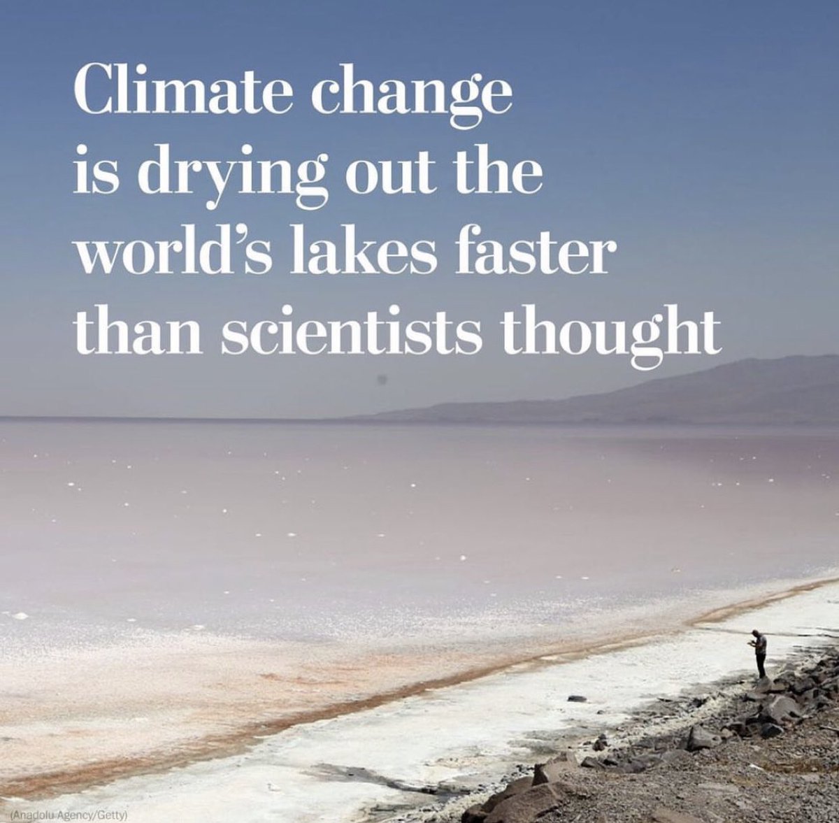ClimateArtCorp's tweet photo. The drying of lakes and reservoirs around the world is increasingly stressing water supplies for drinking and agriculture, endangering habitats for plants and fish, reducing the capacity to generate hydropower, and threatening marine recreation and tourism. https://t.co/V276CE4NWS