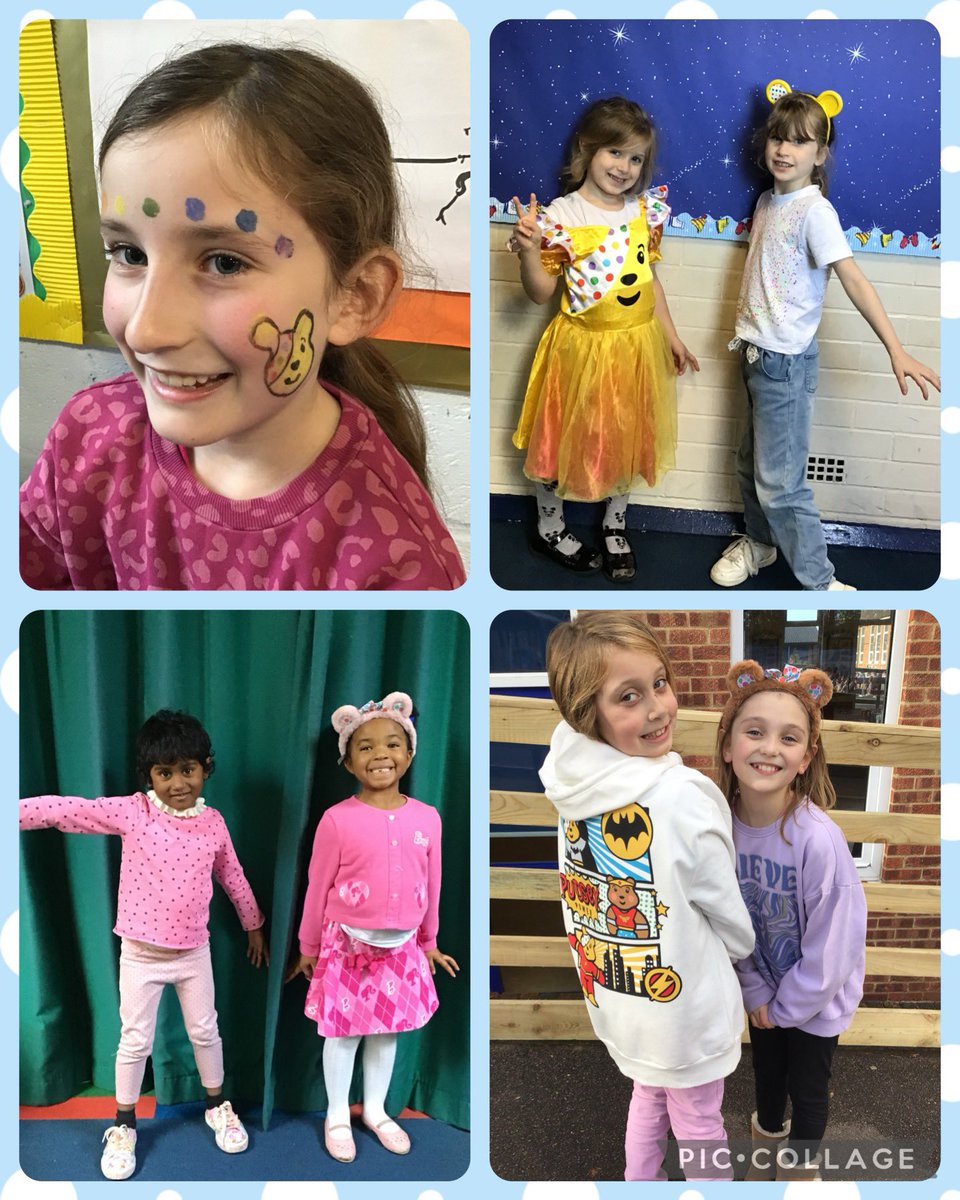 🟢🟠🟣We had a ‘SPOTacular’ day raising money for <a href="/BBCCiN/">BBC Children in Need</a> ! The school was filled with lots of spots, Pudsey ears and smiles as we learnt about the important work of Children in Need and how our money helps make a difference to those that need it. 🟡🔴🔵 #childreninneed