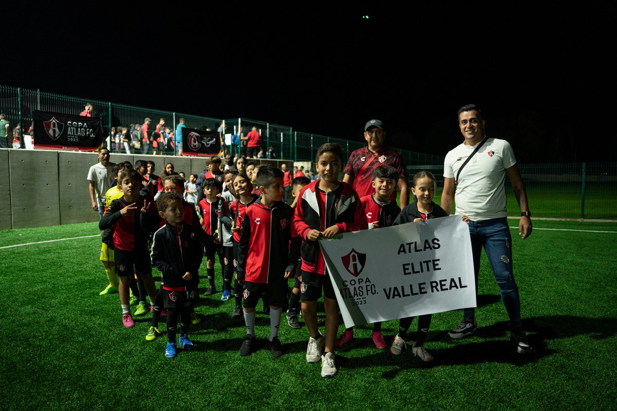 AtlasFC's tweet photo. Increíble inauguración ayer de la #CopaAtlasFC en la Academia AGA. 😍
Hoy arrancamos actividad con los primeros partidos del certamen. https://t.co/jy6MZm1ClS