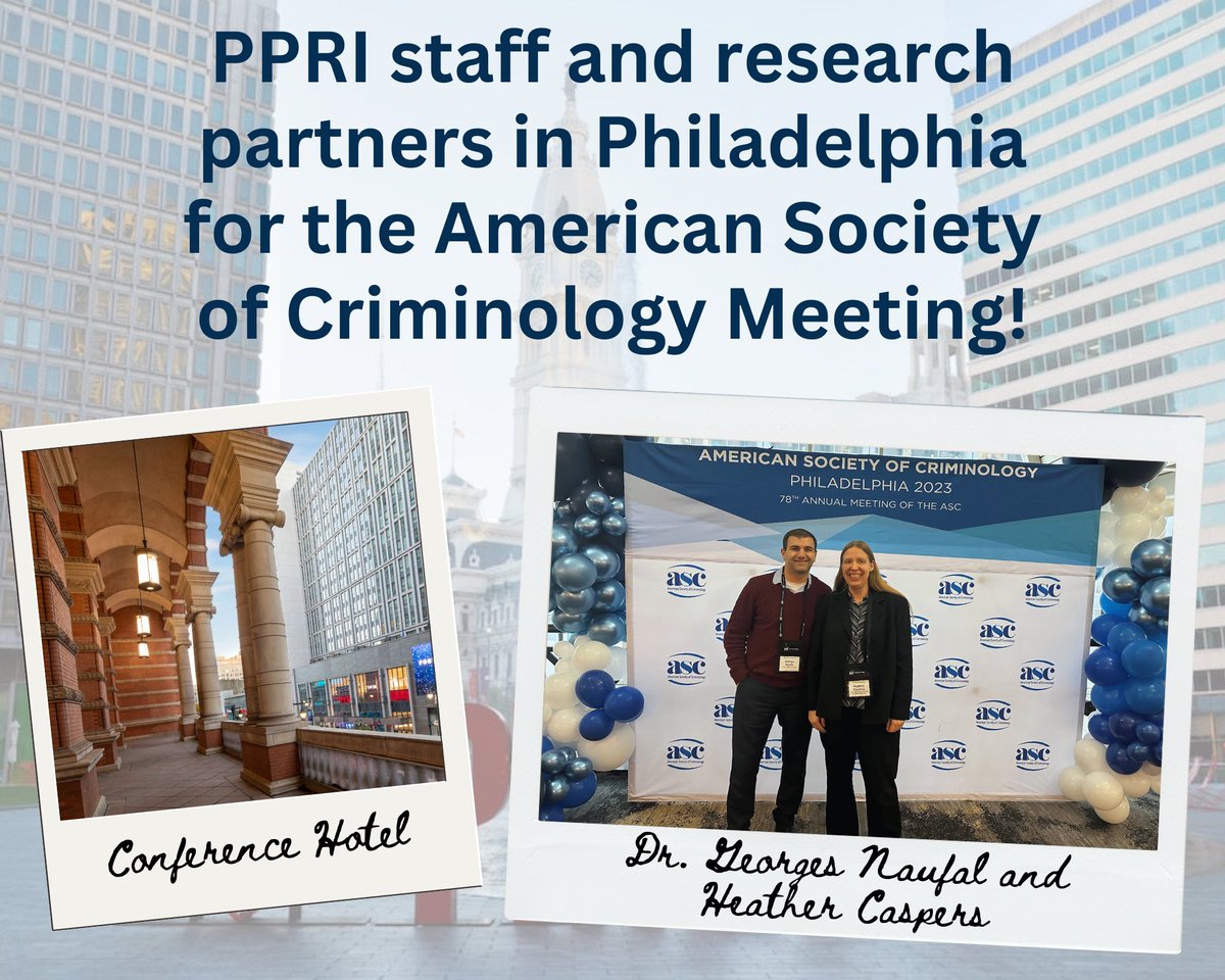 tamuppri's tweet photo. We’re here in #Philadelphia for this year’s #ASCriminology conference! Thanks so much
@ASCRM41 for giving us the opportunity to learn and share #criminology research.
#ASCPhilly2023 #ASCriminology2023 #CriminalJustice #CJResearch #IndigentDefense #PrisonReform #TAMUPPRI #Philly https://t.co/edeF1ZROpP