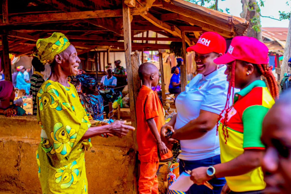 I am glad to hear that the beneficiaries are doing fine for themselves and contributing to local economy with their empowerment materials.

The team also presented cash gifts to some aged widows, who are not WAOH beneficiaries , during the visit.