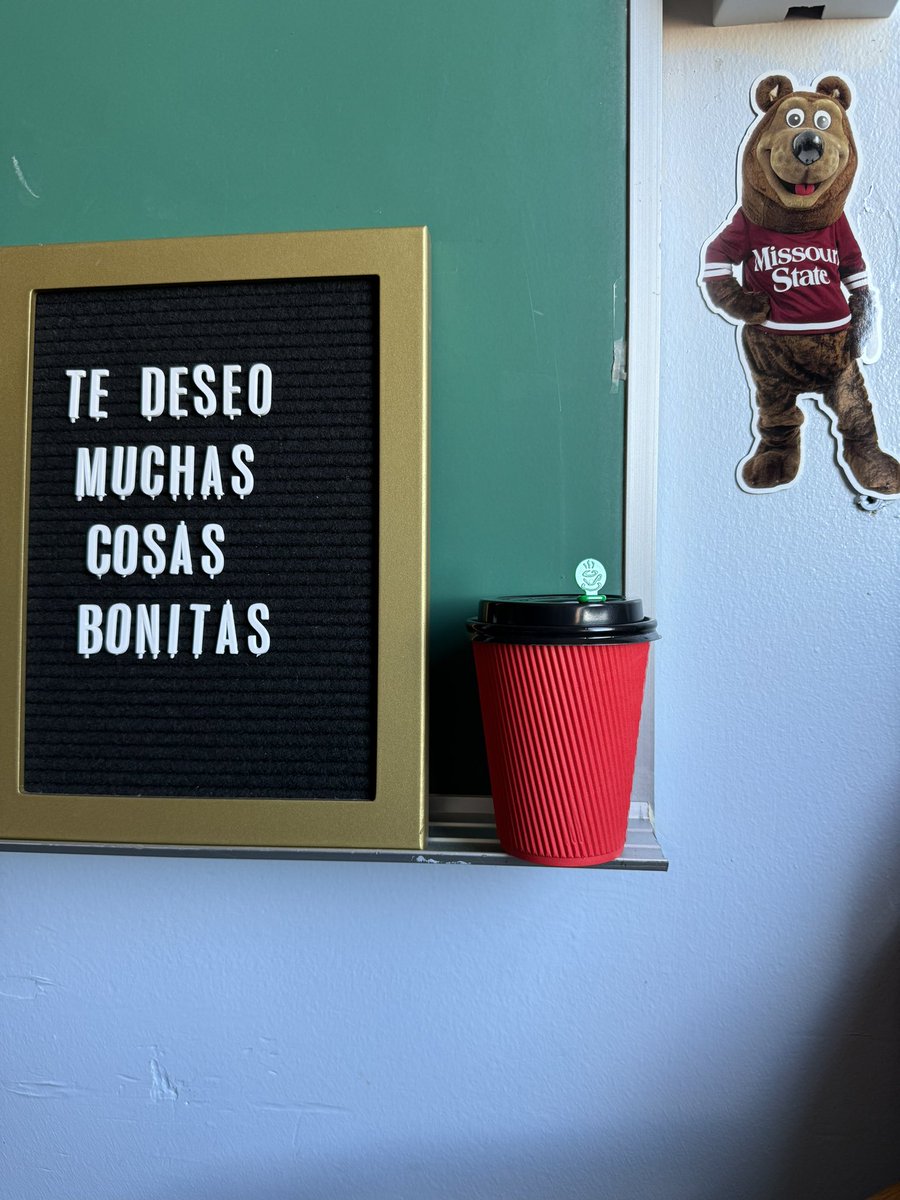 On the day before Fall break my teacher coach gave to meeee my coffee order! 🥹