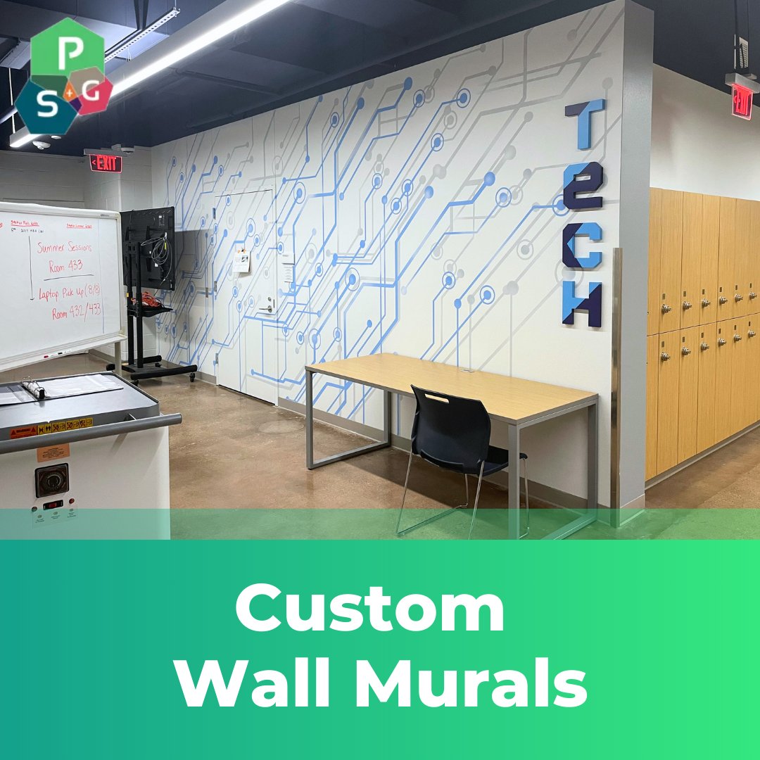 Represent your fun workplace culture with custom #wallgraphics!

Premier Signs &amp; Graphics can help you figure out what works best for your office. Contact us today to get started:

☎ 940-365-7868
premiersignstx.com/contact-us/

#premiersignsandgraphics #wallmurals #vinylgraphics