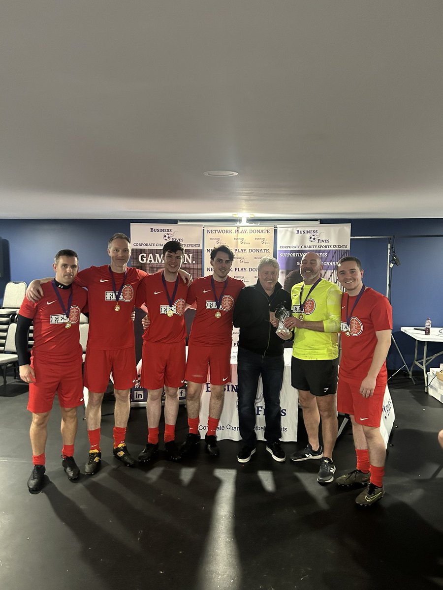 A massive congratulations to <a href="/fesgroup/">Fire Escape Services</a>  on doing the Forth Valley double 👏🏻 ⚽️ the team earn a £350 donation for their chosen charity!

Award presented by the legend <a href="/MaccaFrank/">Frank McAvennie</a>