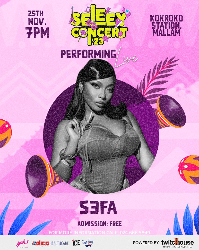 Baby Girl <a href="/s3fa_gh/">SEFA</a> coming through 🥰 #SeleeyConcert23