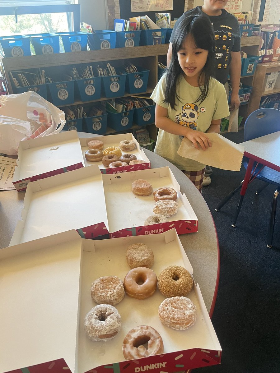 Shoutout to <a href="/debwetzel1/">deb wetzel</a> for helping us get yummy donuts donated to us for our class donut party! We worked really hard on school &amp; classroom expectations to earn this!🍩 <a href="/WinnwoodRocks/">Winnwood Elementary School</a> <a href="/PrincipalAaronB/">Aaron Barnett</a>