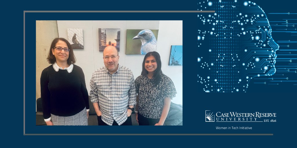 Here's a look at our gracious donor <a href="/craignewmark/">craig newmark</a> meeting with our faculty director Evren Gurkan-Cavusoglu and CWRU ACM-W's president and CWRU Girls Who Code's co-president Arohi Mehta. Thanks, Craig, for continuously supporting us and making our mission possible!