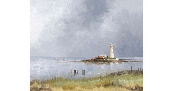 St Mary's Island by Bob Turnbull buff.ly/3QAul7B  #WhitleyBay
#Lighhouse  Signed limited edition prints available with Free UK mainland delivery.