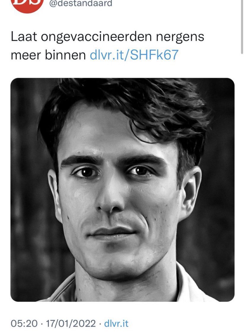 Laat Conner Rousseau nergens meer binnen.