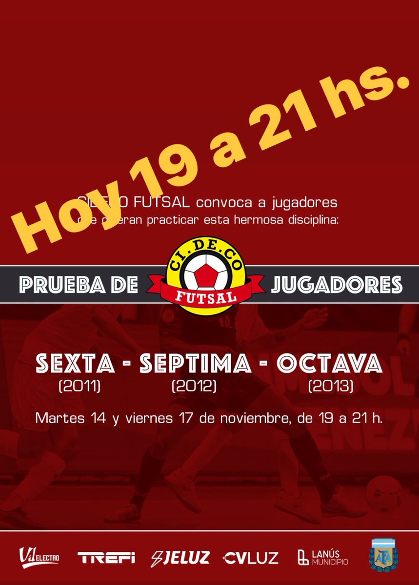 CI DE CO Futsal tweet media